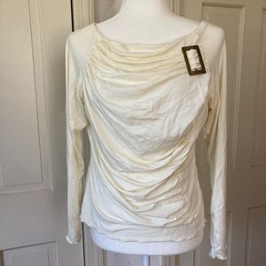 COPY - Stylish Ruched Top with Buckle Accent.